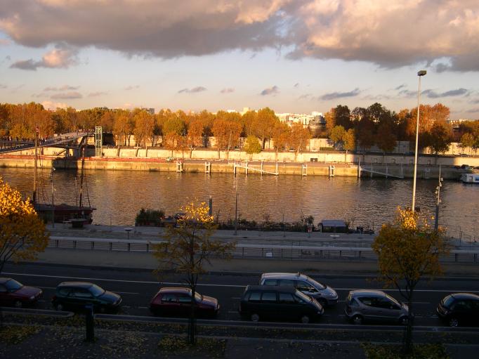  La Seine vers la Bibliothèque F. Mitterrand